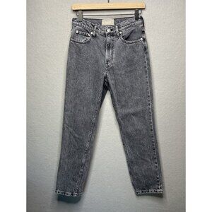 Everlane The Cheeky Jean Gray Wash 26 Organic High-Rise Straight Womens Denim